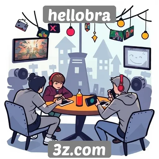 Perspectivas sobre a comunidade de jogadores no hellobra