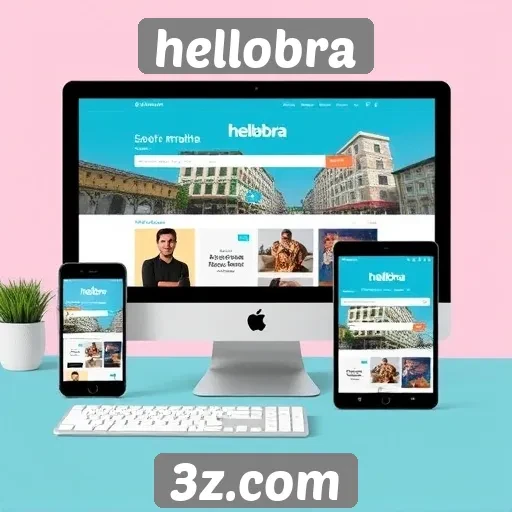 Desempenho do site hellobra em diferentes dispositivos